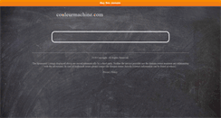 Desktop Screenshot of couleurmachine.com