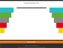 Tablet Screenshot of couleurmachine.com